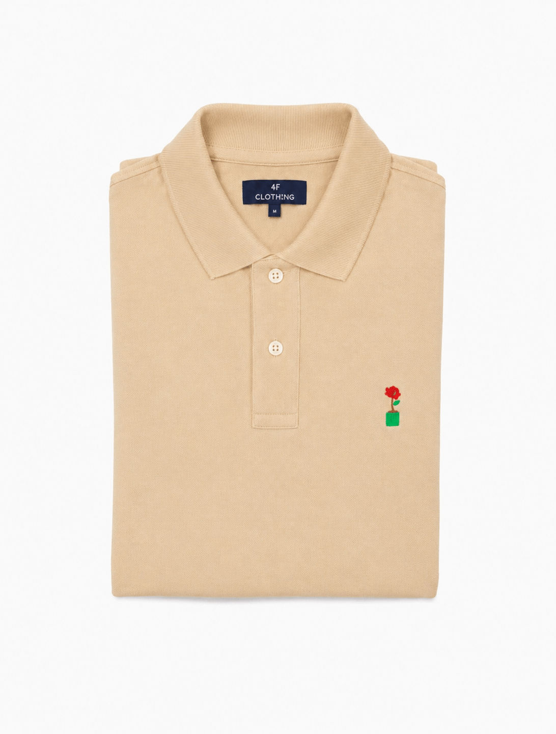 Polo homme crème - 4fclothing