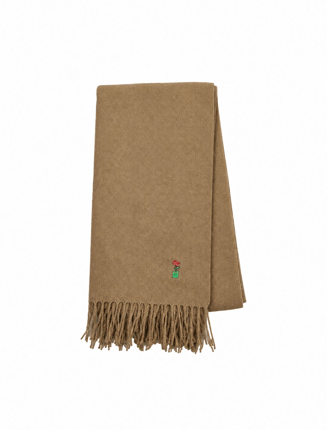 Écharpe Camel Tissée en Laine - 4fclothing