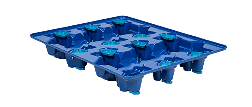 Bandeja autoportante de una sola hoja