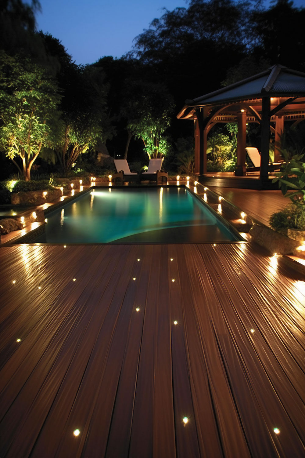 Immerse yourself in the serenity and elegance of an Asian-inspired fusion decking.