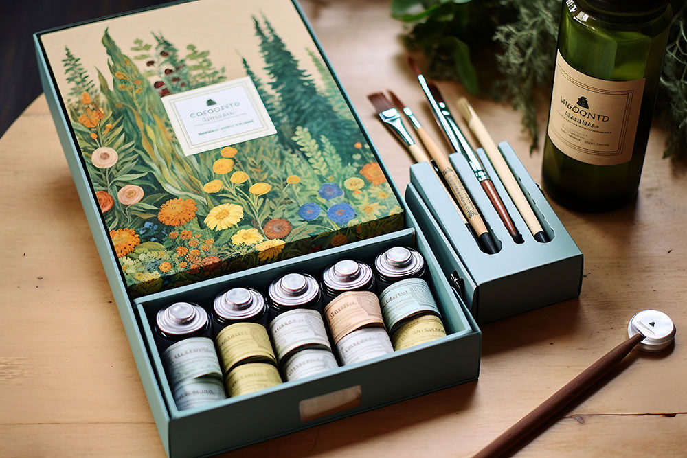 Dive into the world of art with a garden-inspired art kit and unleash your creative genius.