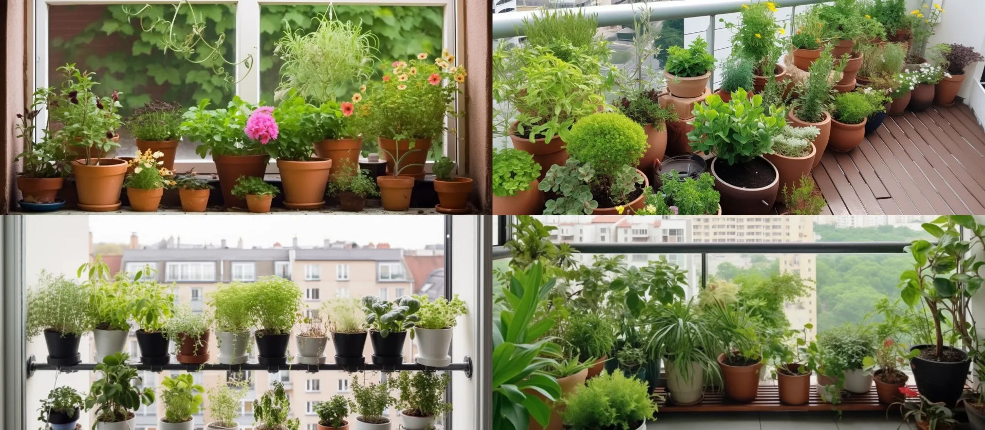 Pot and Container Apartment Gardening Ideas