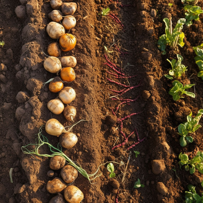Traditional Row Planting photography detailed high reso 06c8c838 6dfa 466a 9b73 97cae3d48b3f