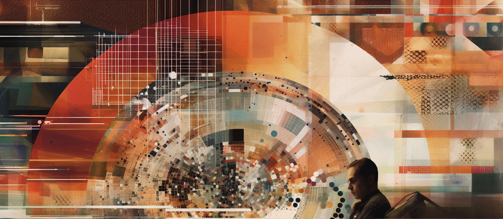Theory of Mind in AI analyzes data with abstract visual representations for insights.
