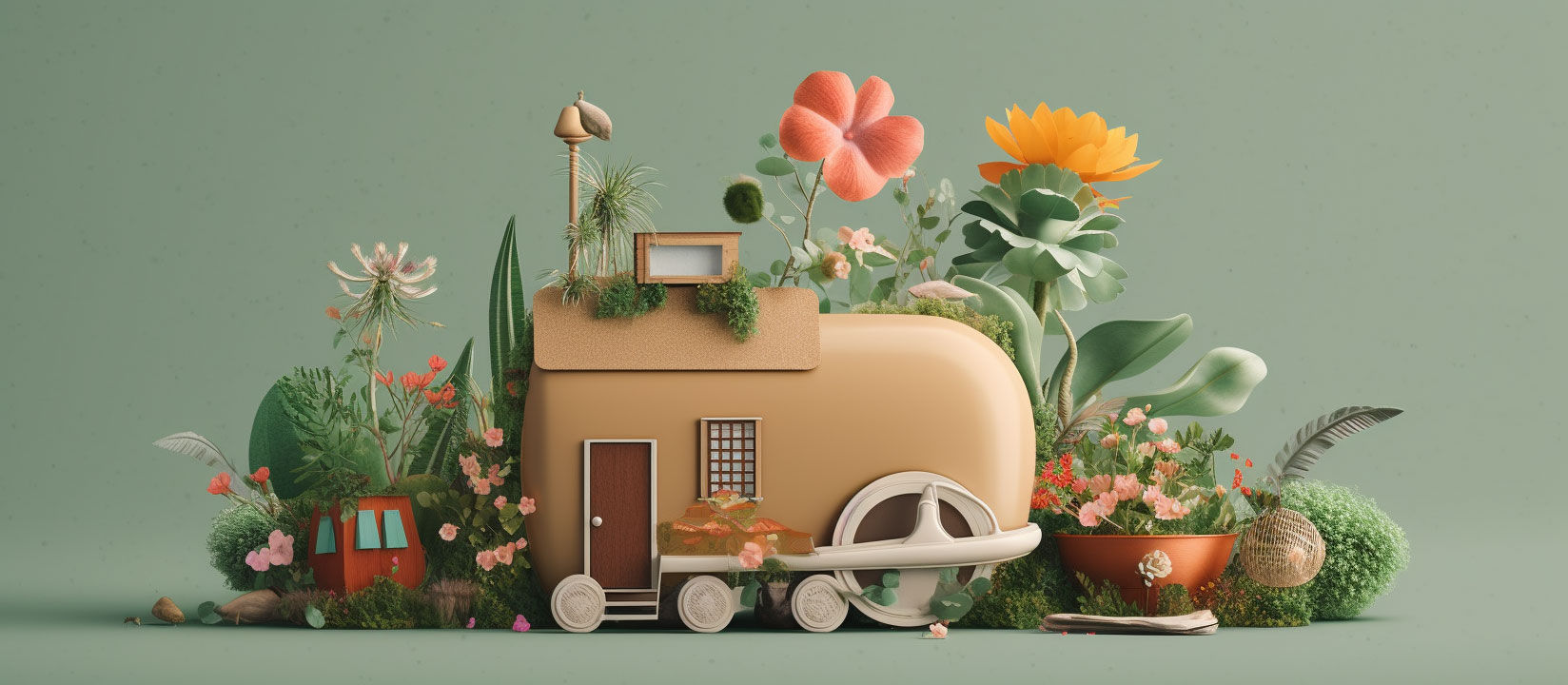 toy car garden recycle ideas.