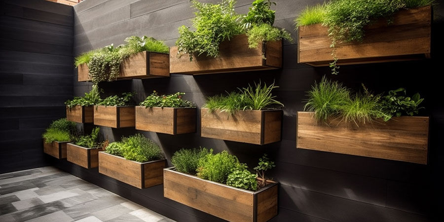 Wall-Mounted Planters