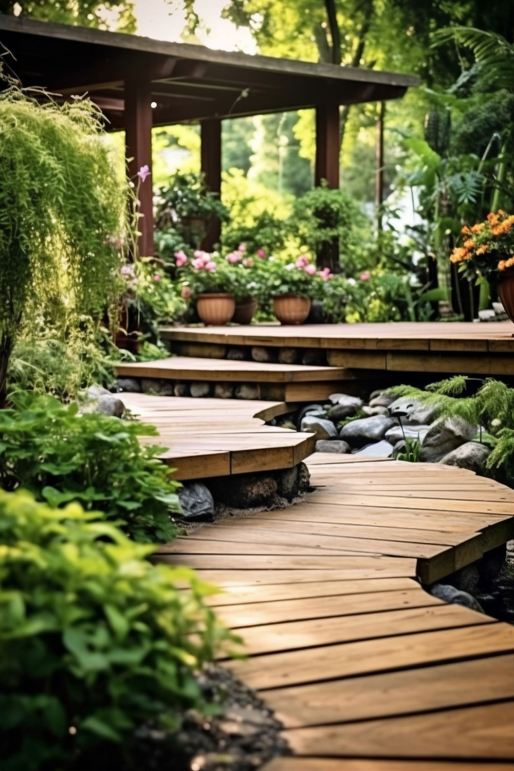 Enigmatic Eden Garden wooden Decking many 80e4a45d e63c 414d 9439 b435c1284146 1