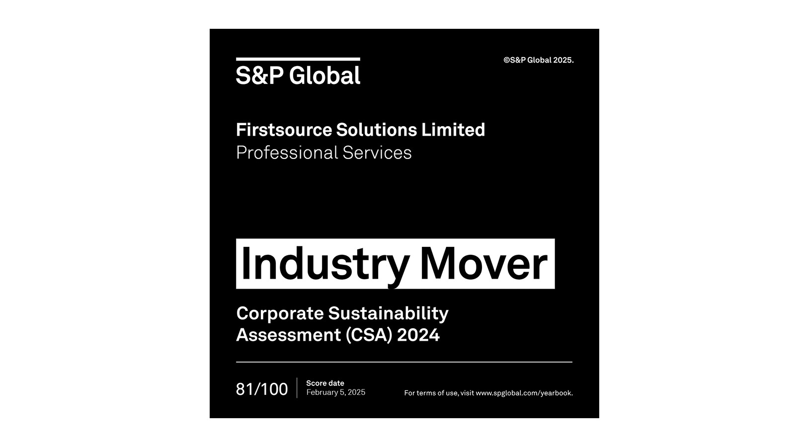 S&P Global Sustainability Yearbook