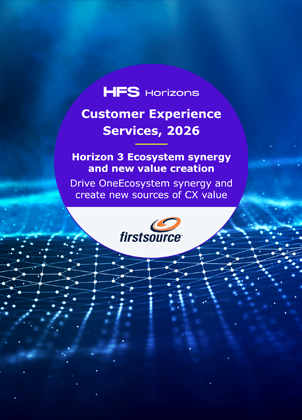 Firstsource named Horizon 3 Market Leader in HFS Horizons: Customer Experience Services, 2026