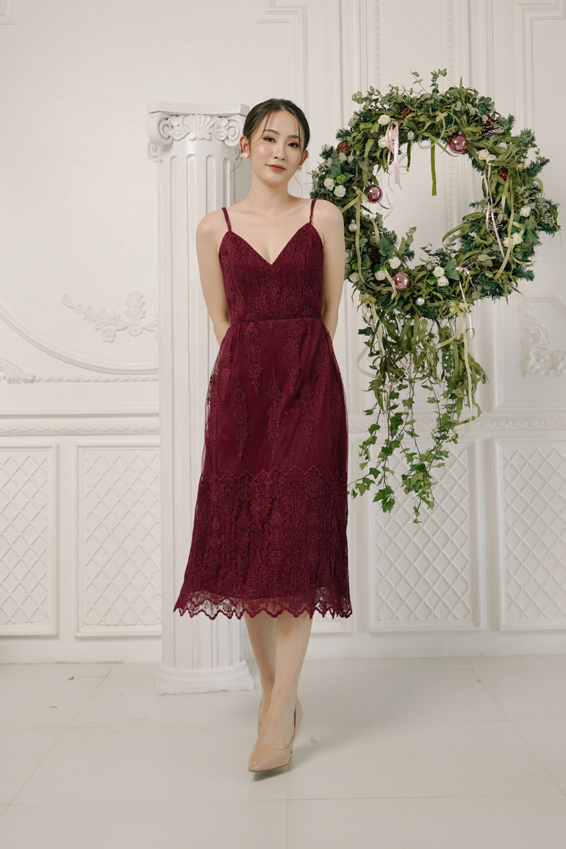 LILOU MIDI DRESS