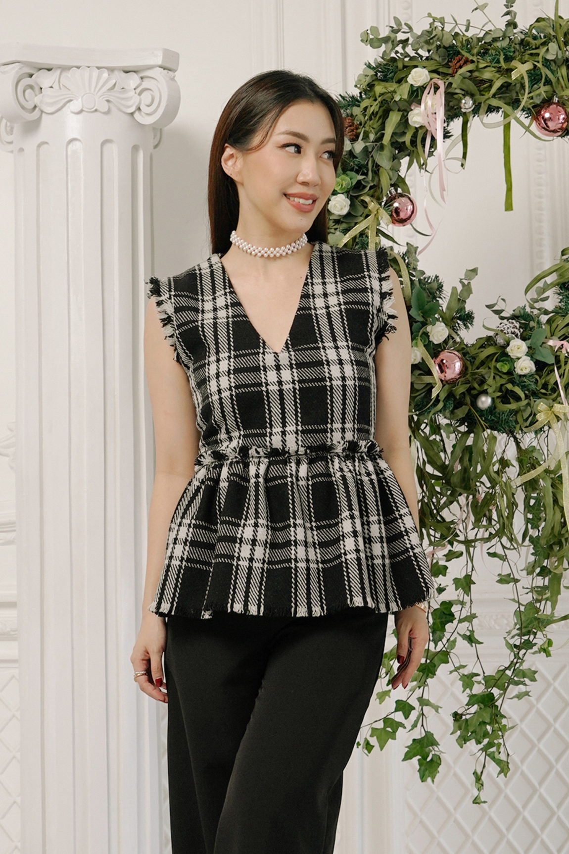 MELODY PEPLUM TOP