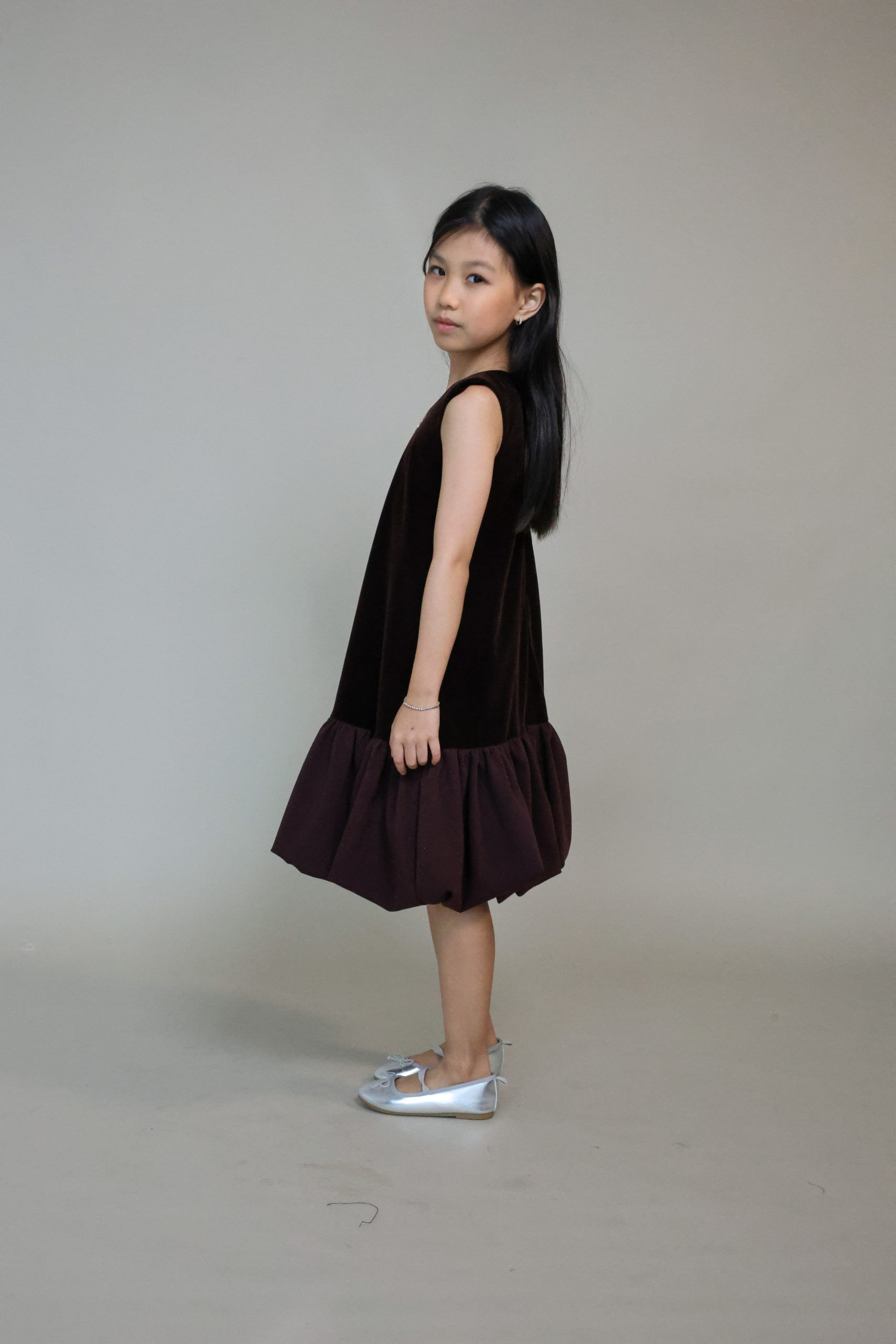 VELOUR KIDS DRESS