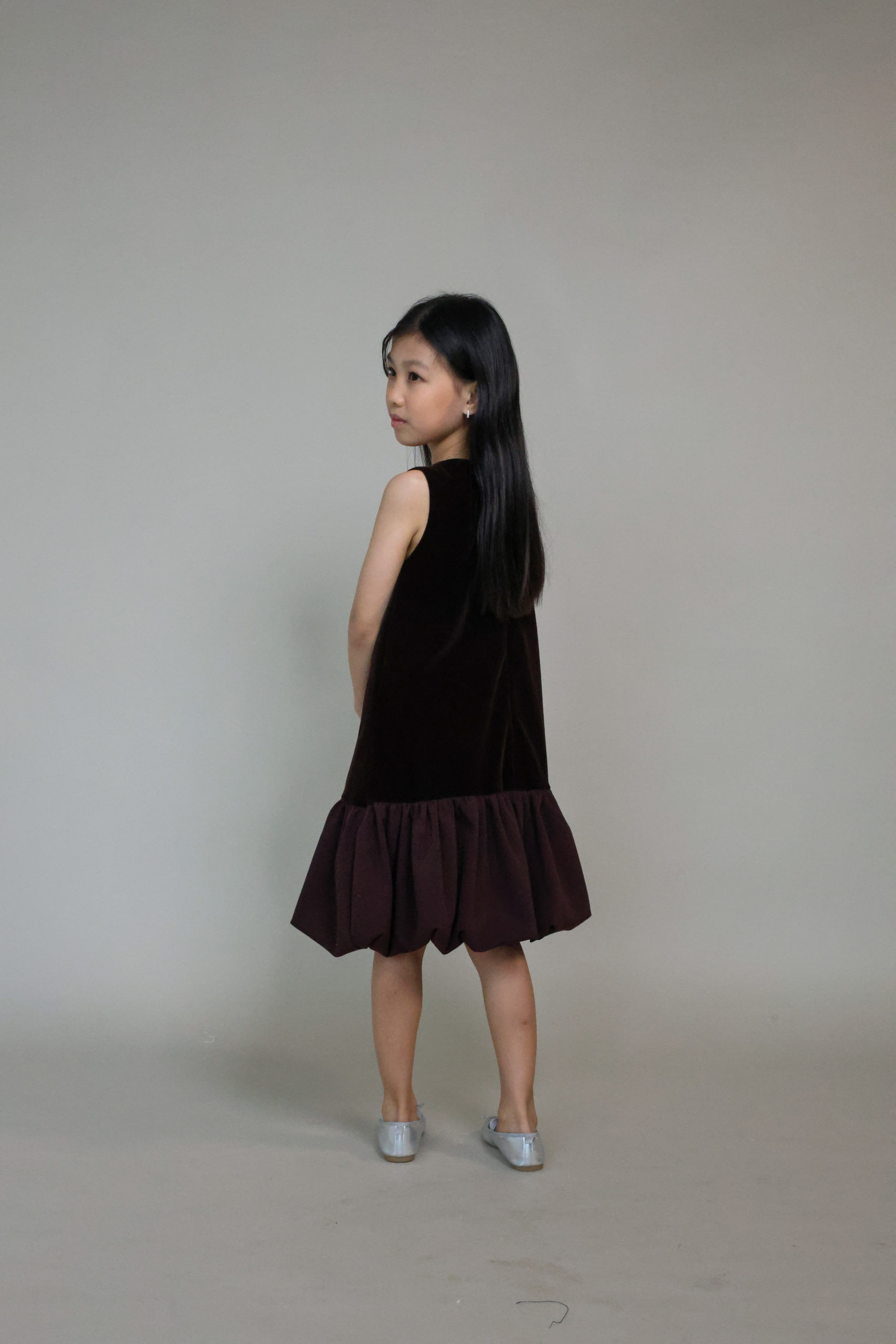 VELOUR KIDS DRESS