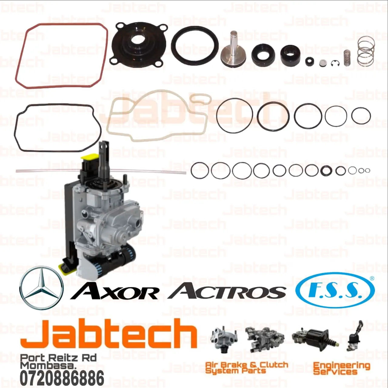 Foot Brake Valve Repair Kit Axor MP3