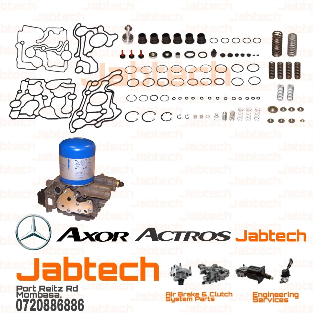 Air Dryer Valve Repair Kit Actros MP4
