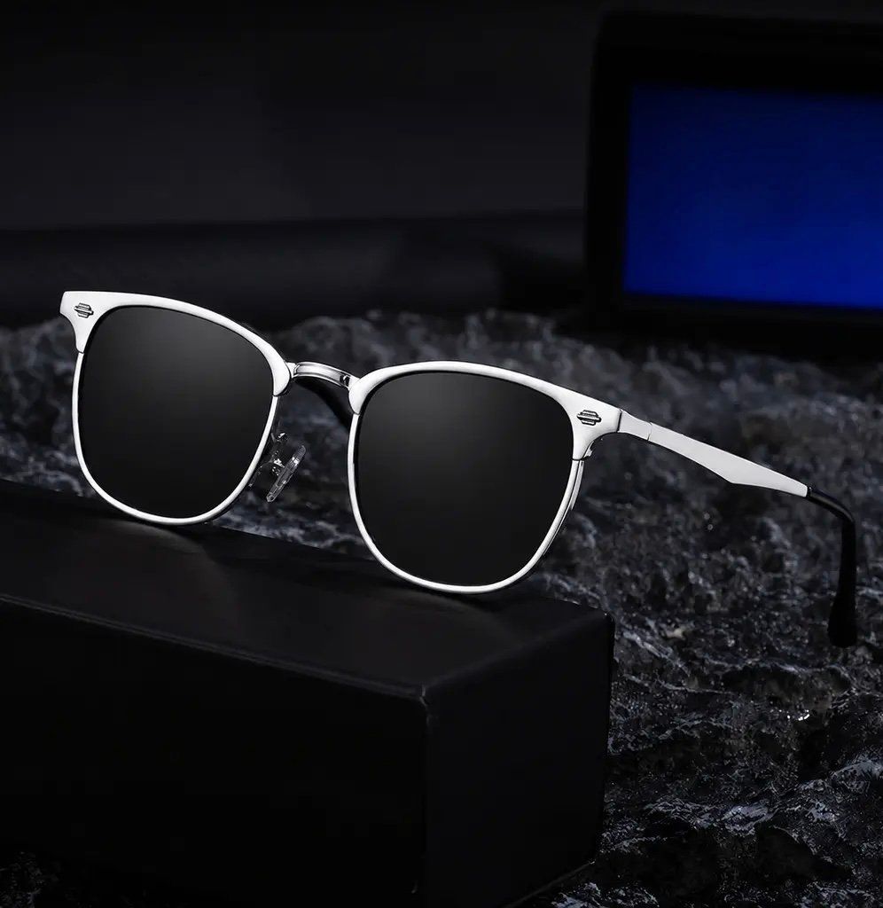 Men UV400 Sunglasses (Silver)