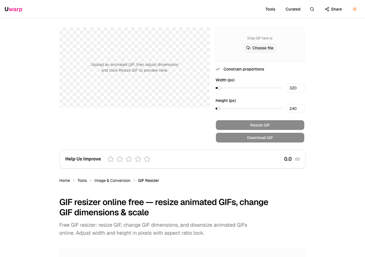 GIF 改尺寸工具