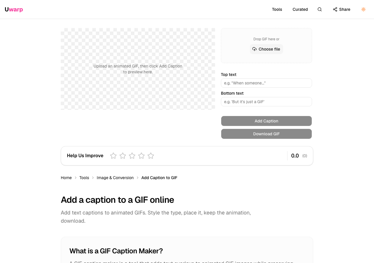 GIF 加字幕工具