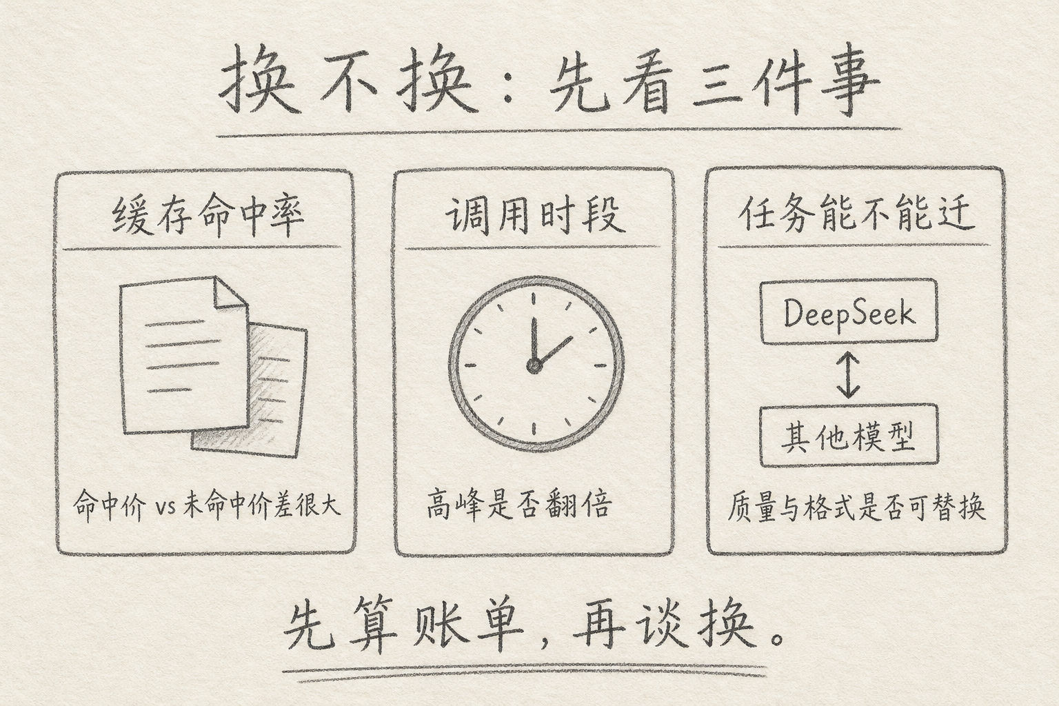 换不换先看缓存、时段与任务可迁移性