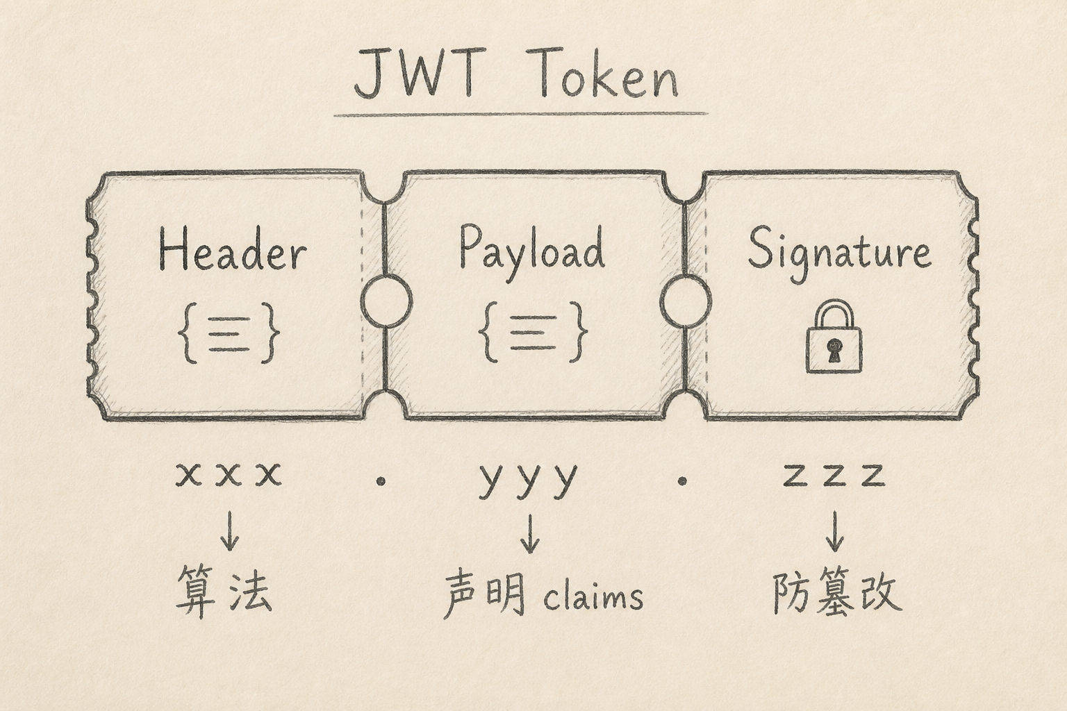 JWT 的 Header、Payload、Signature 三段