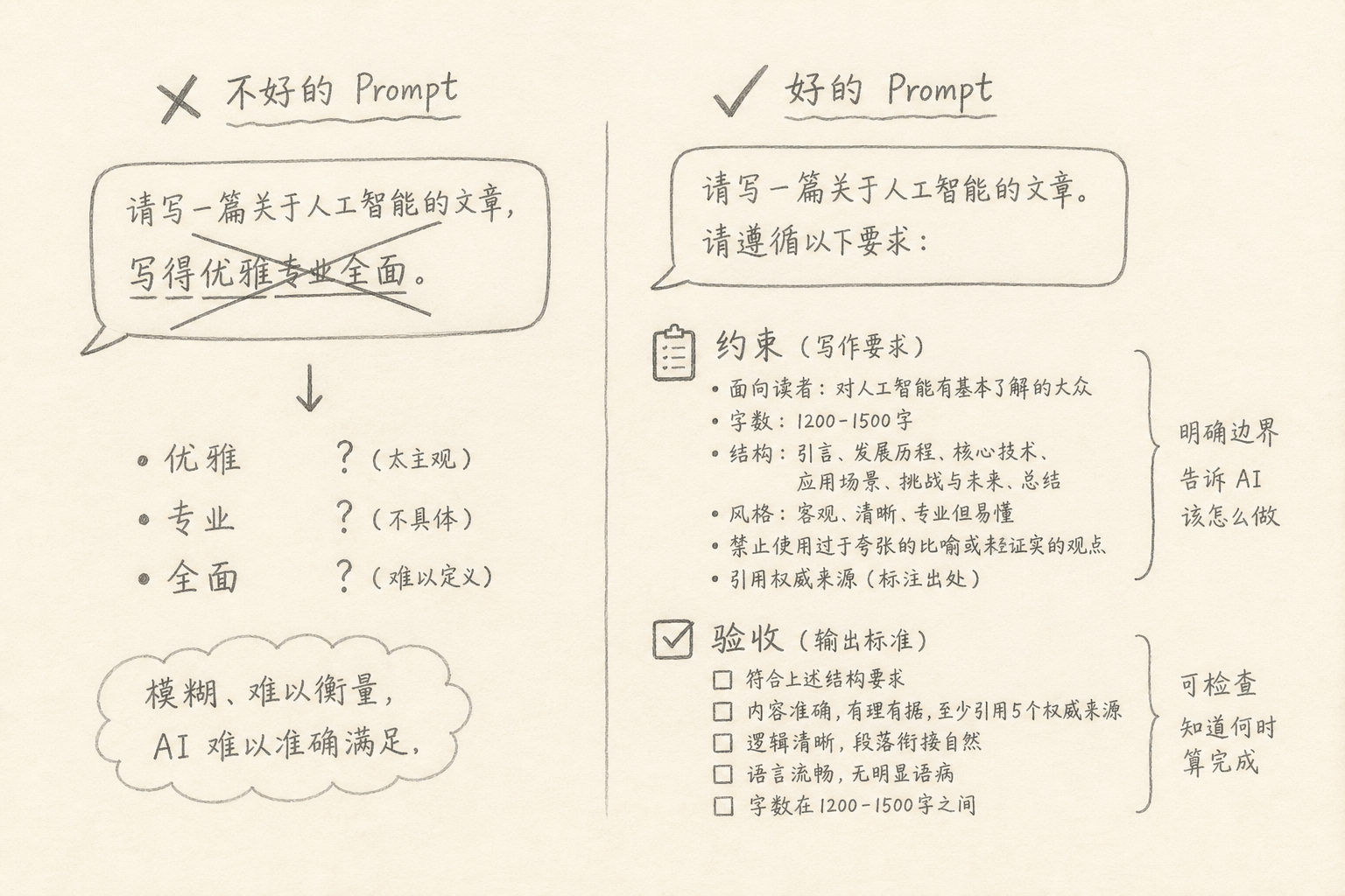 形容词提示与约束验收提示对比