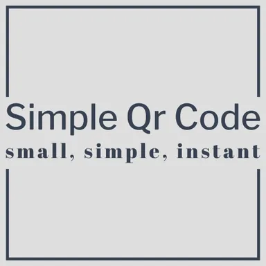 Simple QR Code icon
