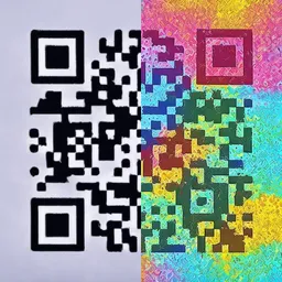 Artistic QR World icon