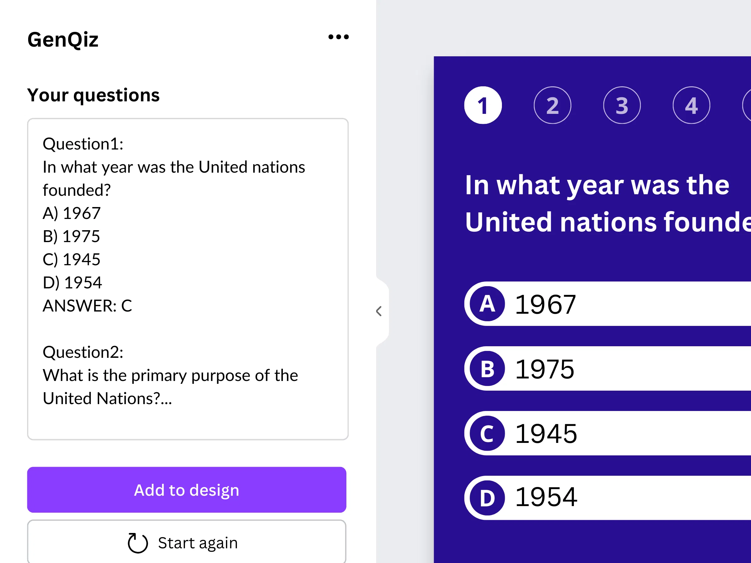 GenQiz screenshot 2