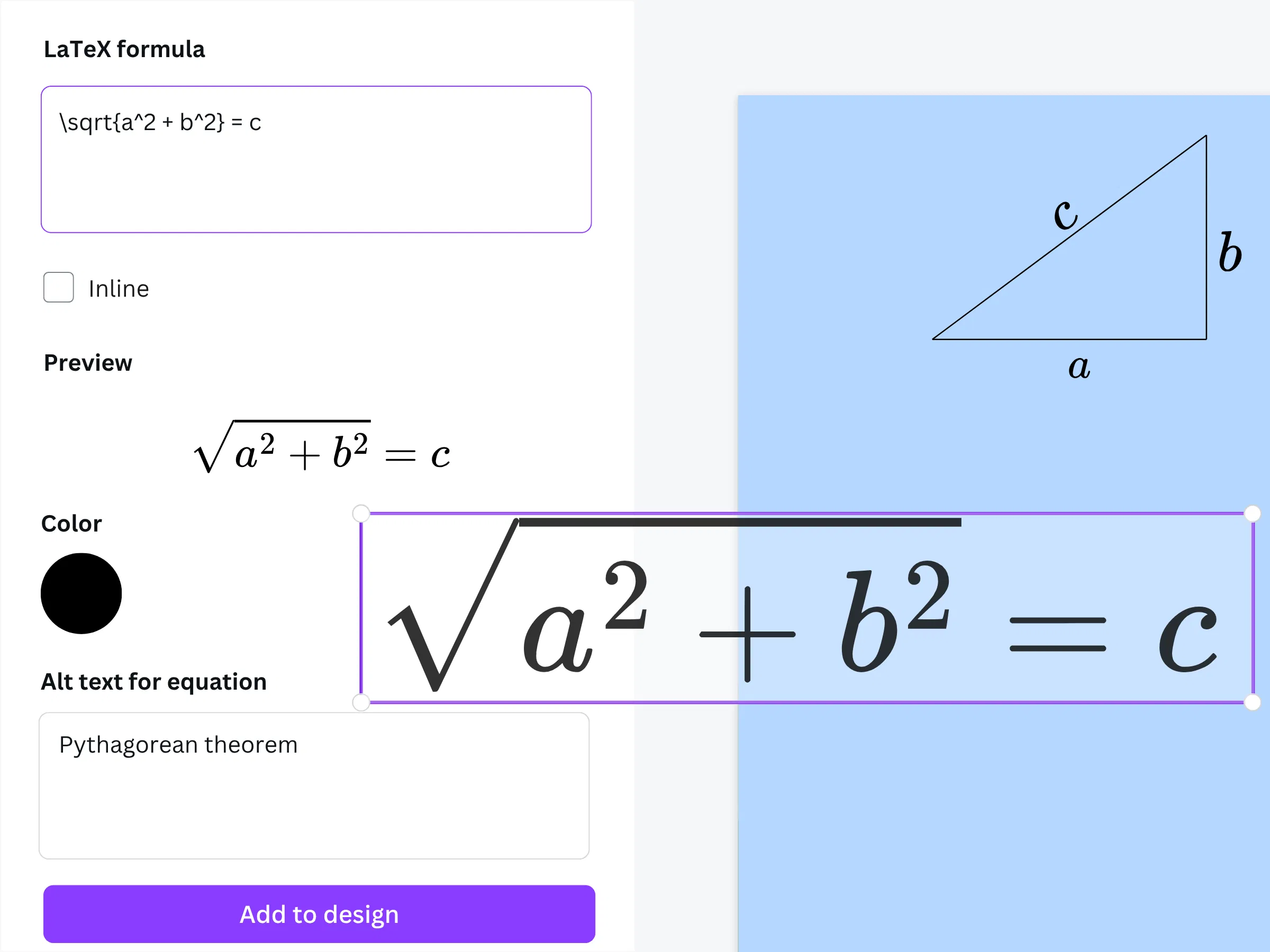 LaTeX Math screenshot 2