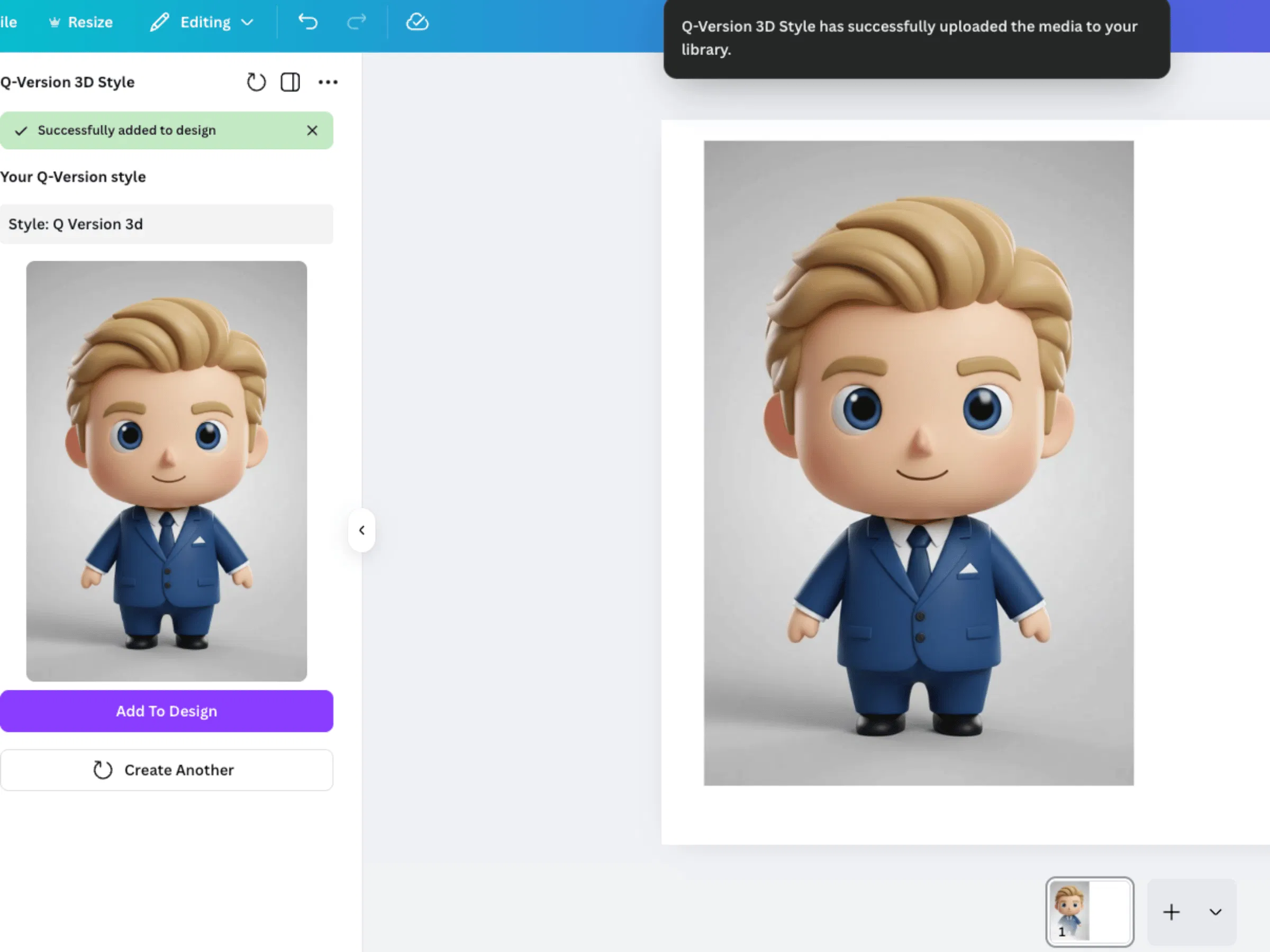 3D Chibi Photo screenshot 3