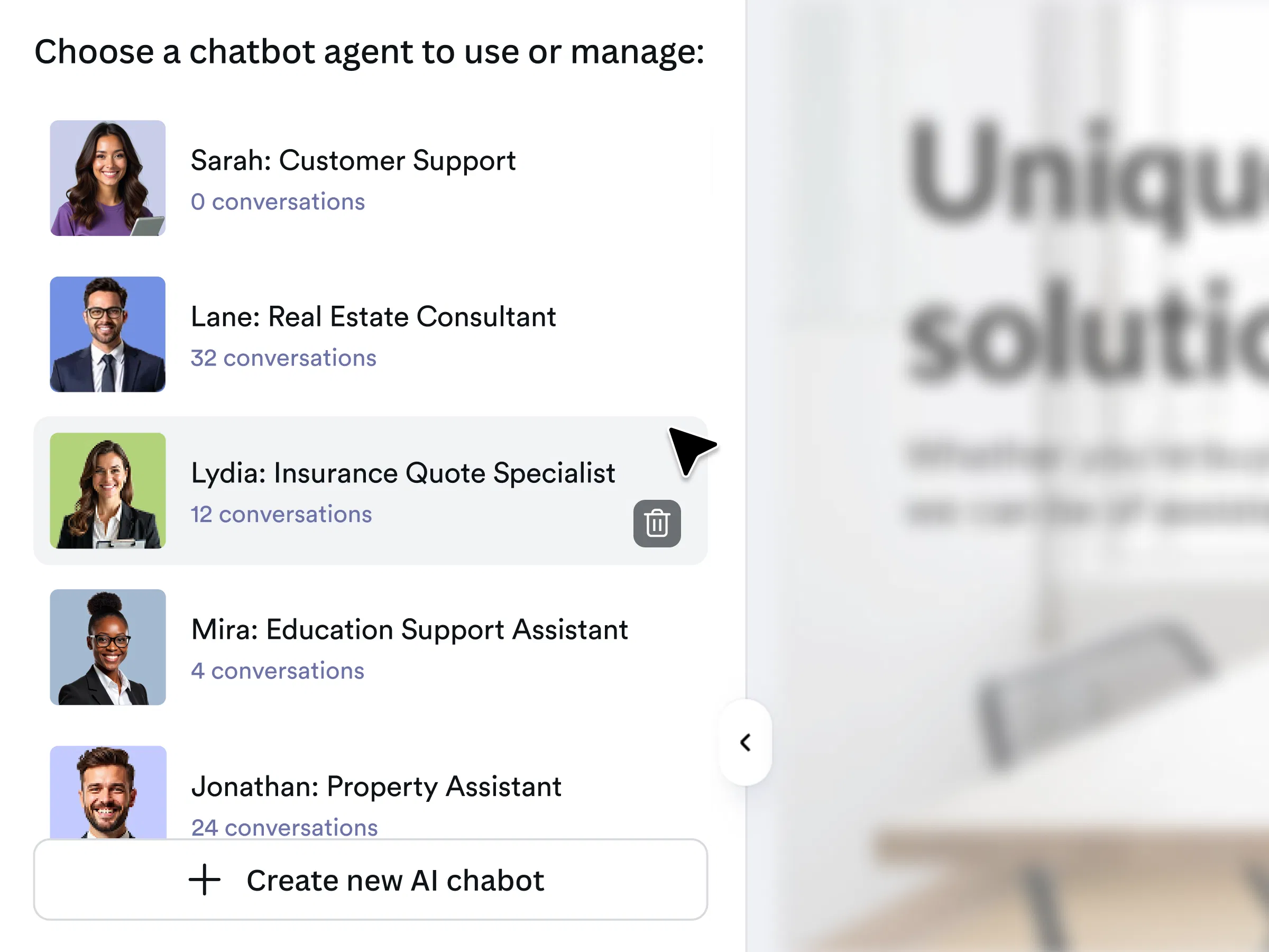 Jotform AI Chatbot screenshot 2