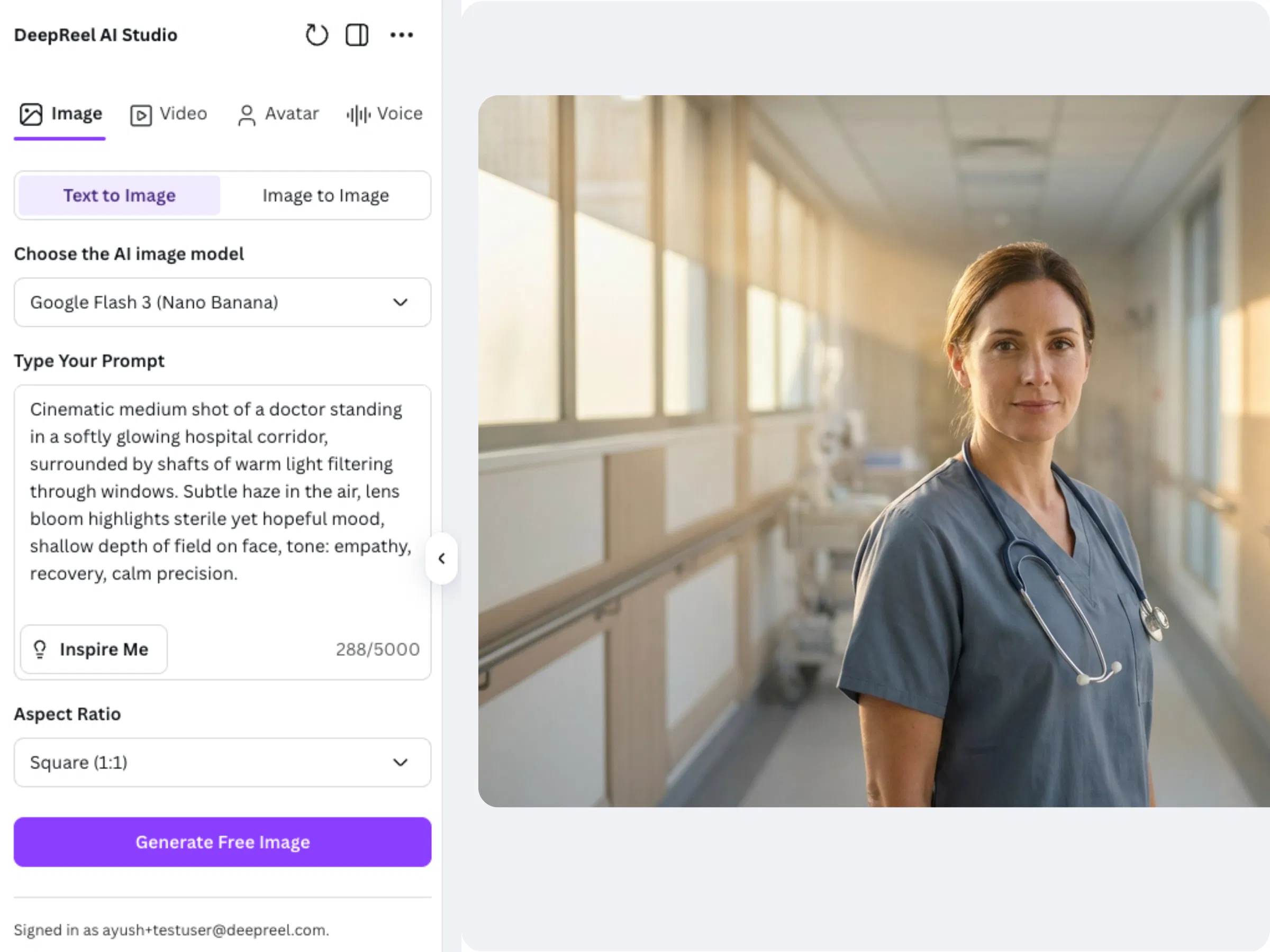 DeepReel AI Studio screenshot 3