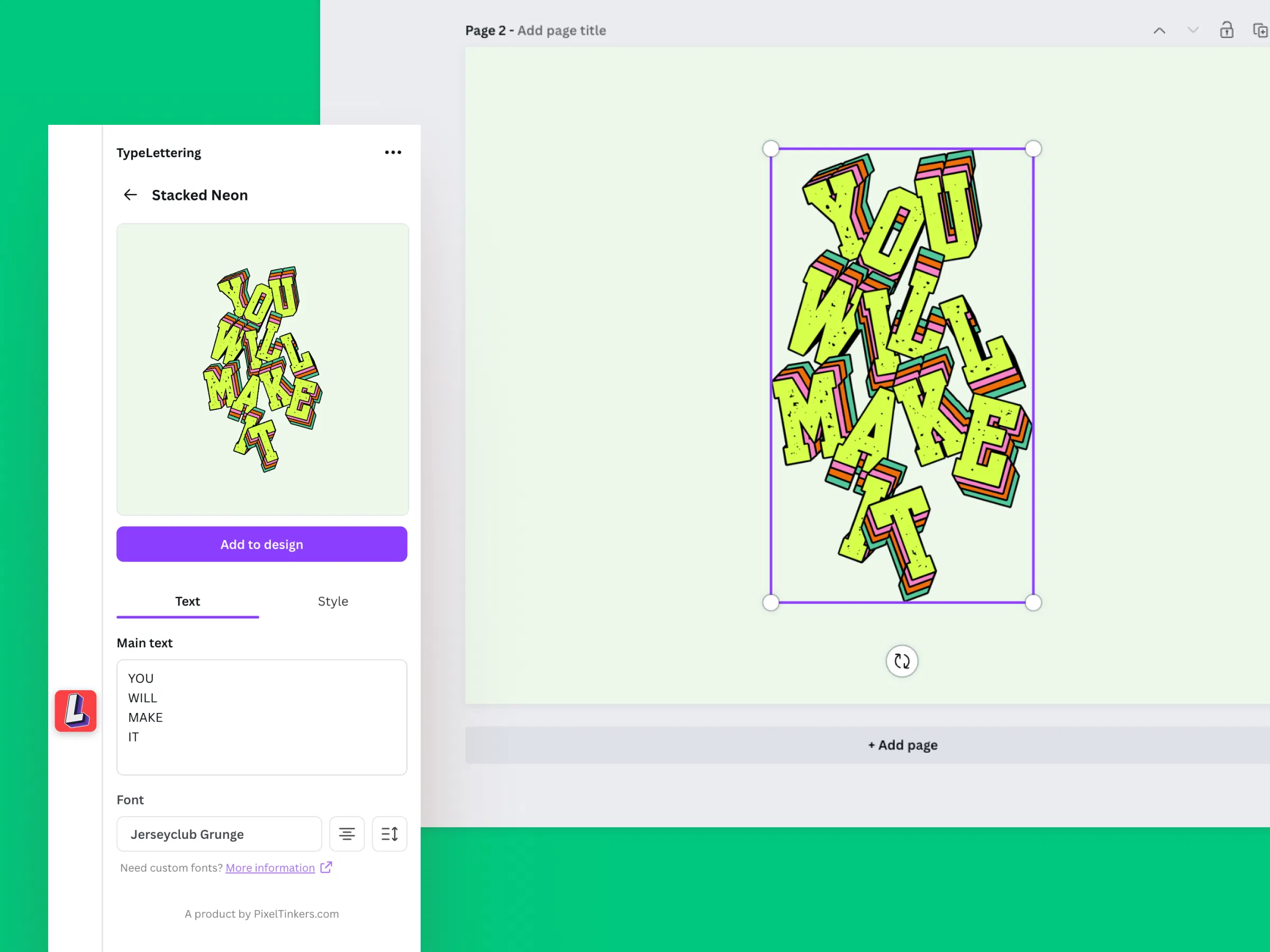 TypeLettering screenshot 2