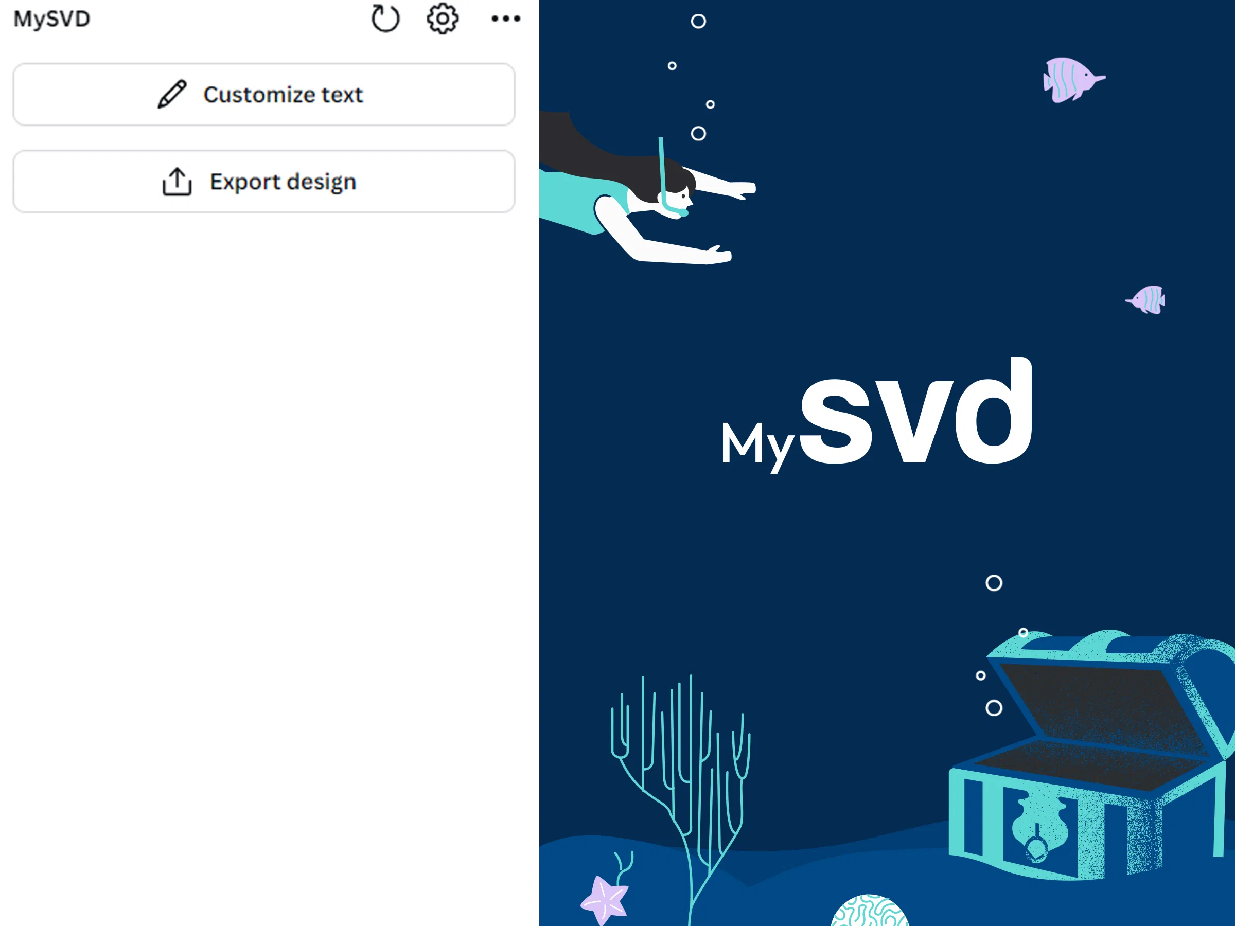 MySVD screenshot 1