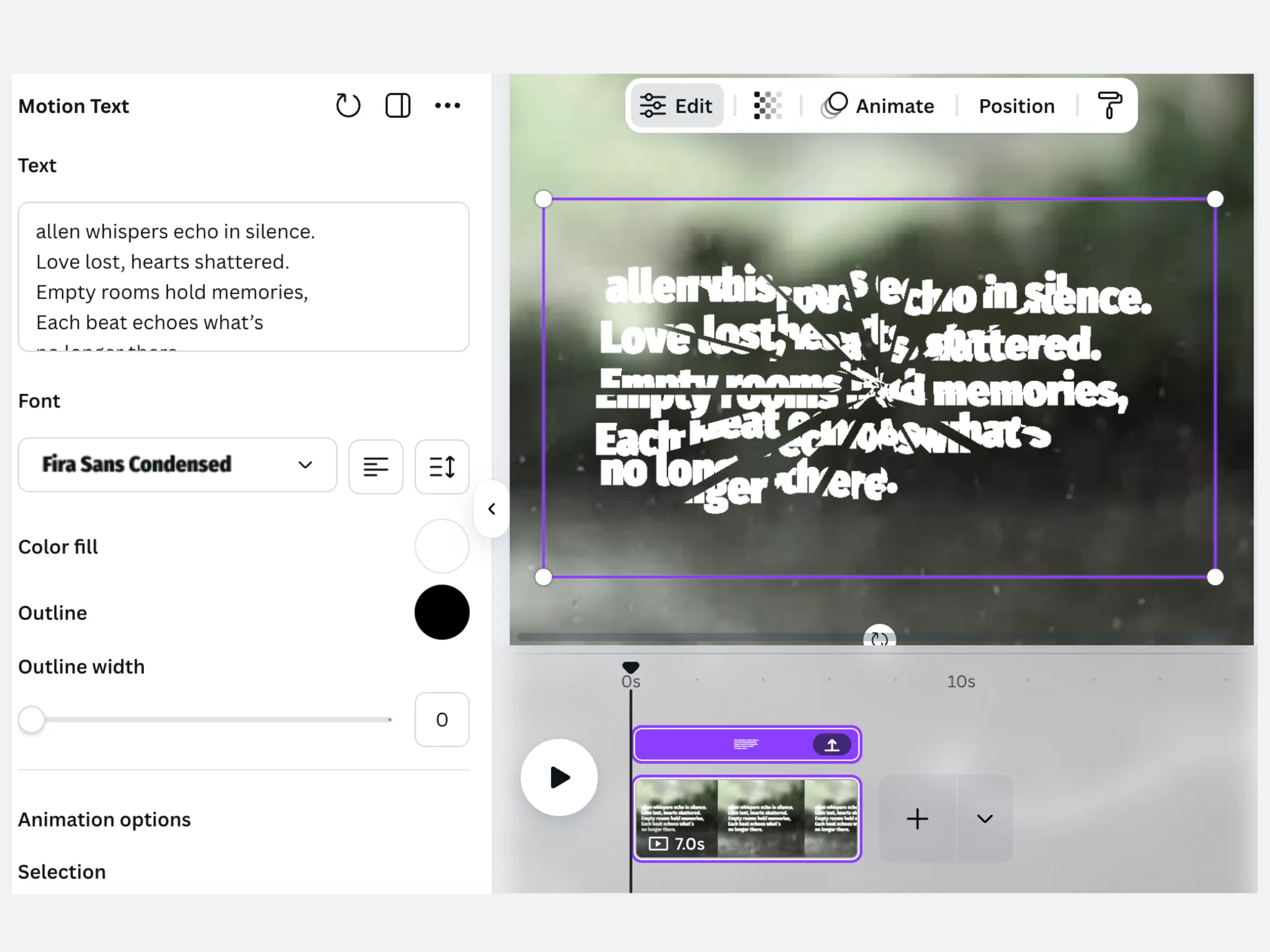 MotionText screenshot 2