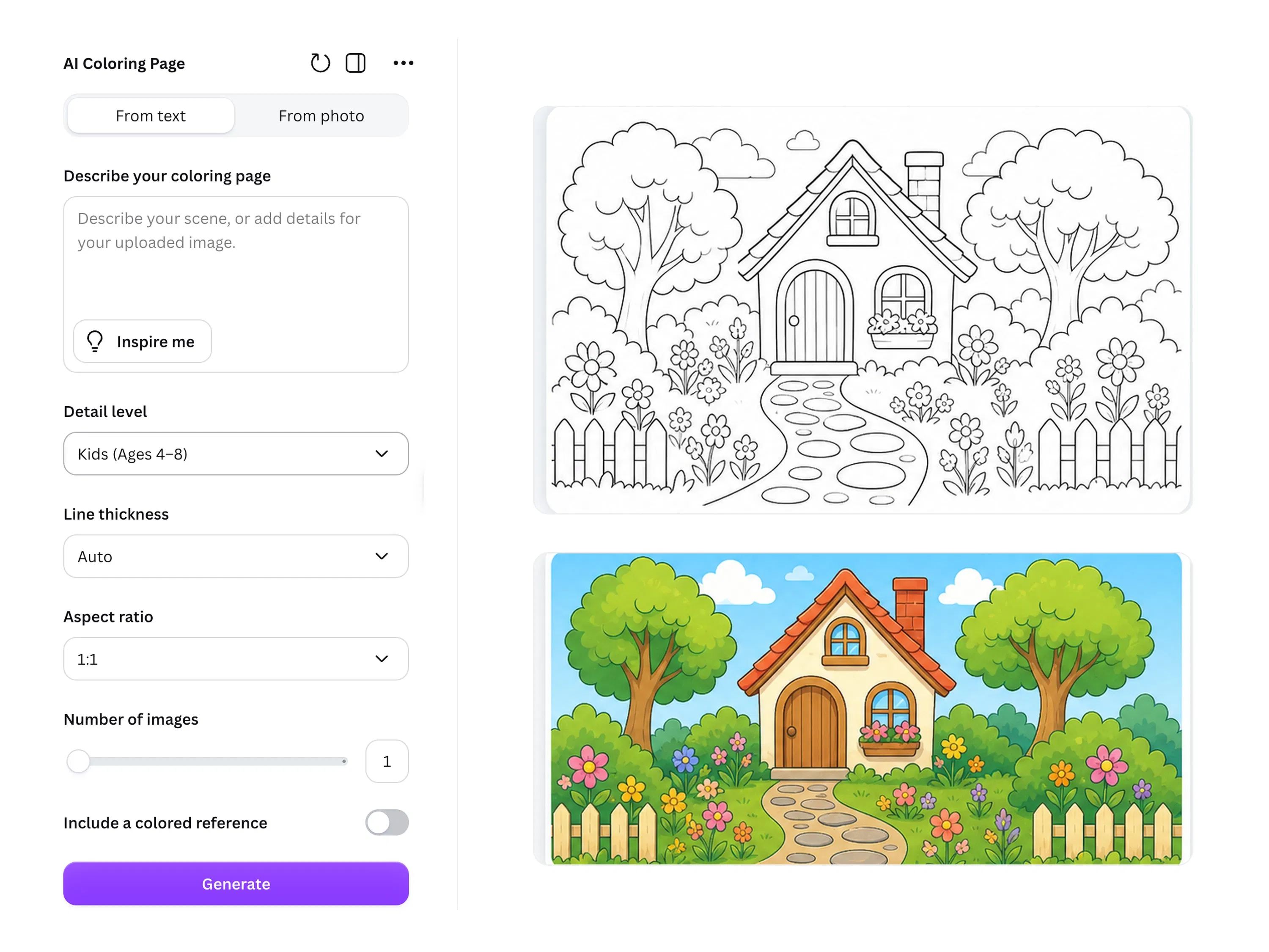 AI Coloring Page screenshot 2