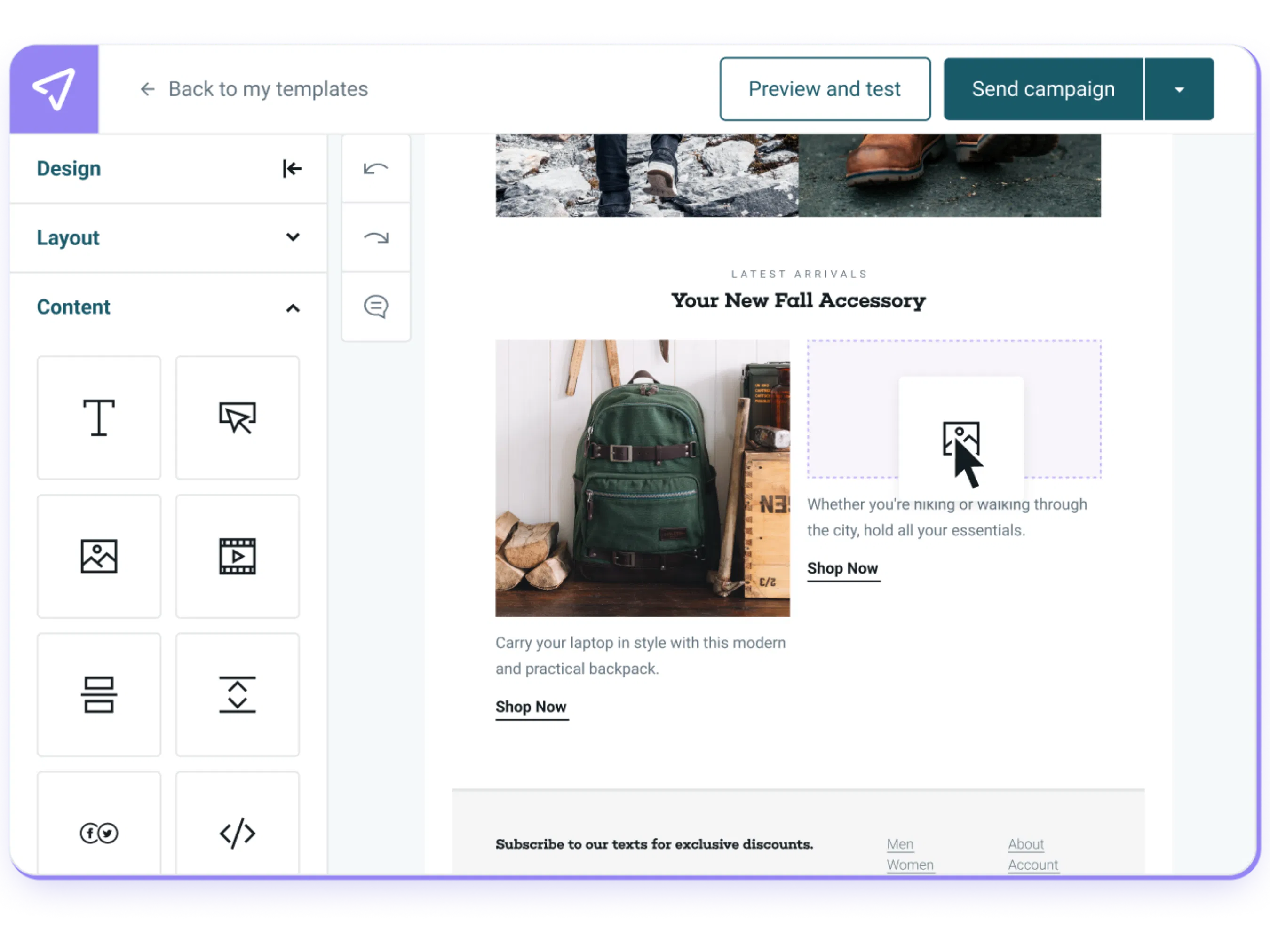 Mailjet screenshot 1