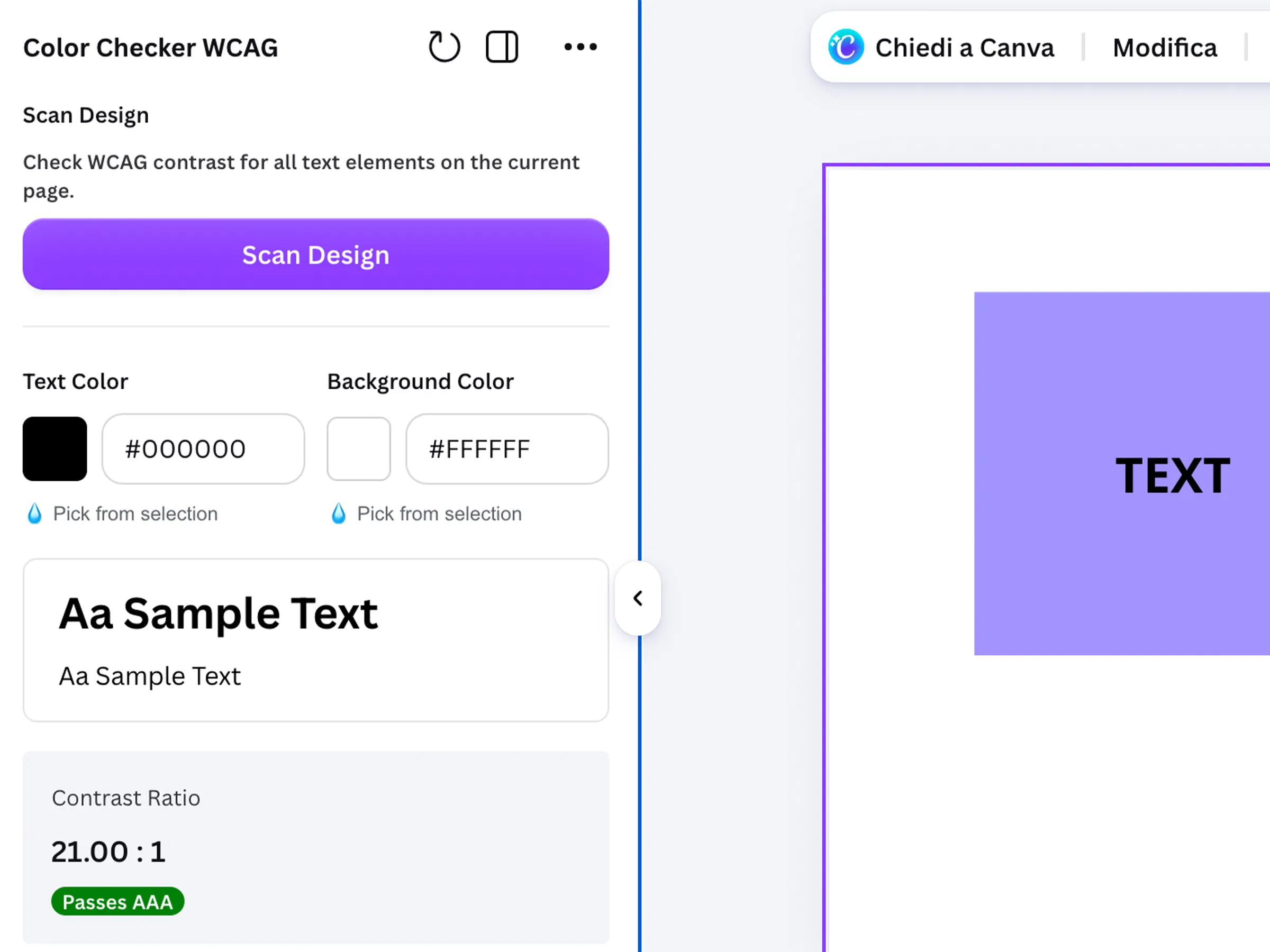 Color Checker WCAG screenshot 3