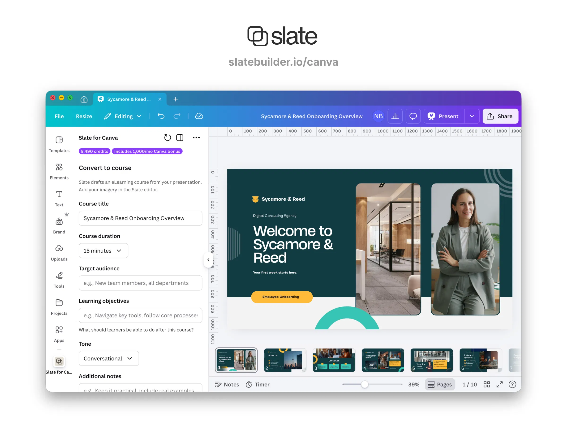 Slate for Canva screenshot 1