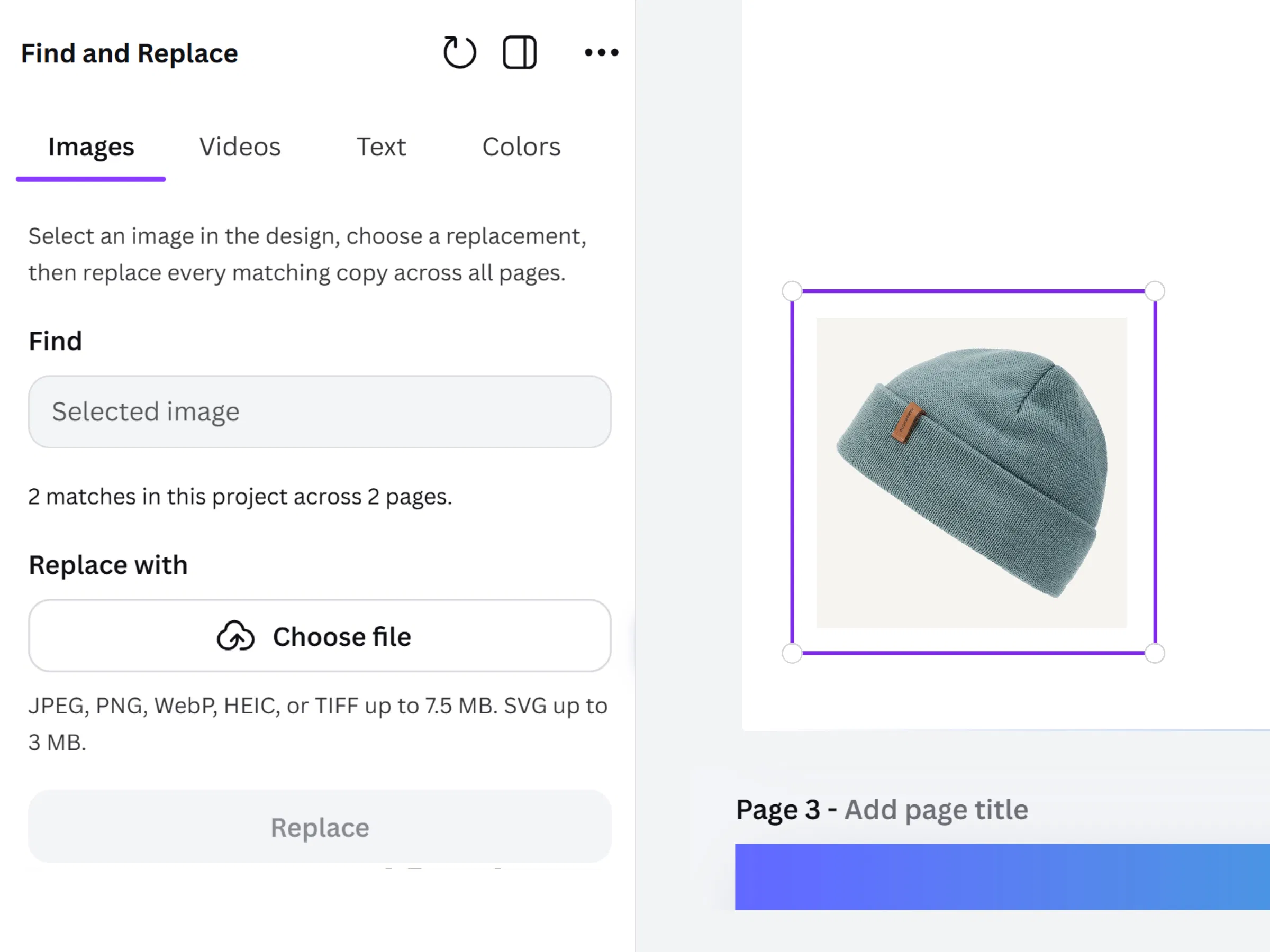 Find and Replace screenshot 1