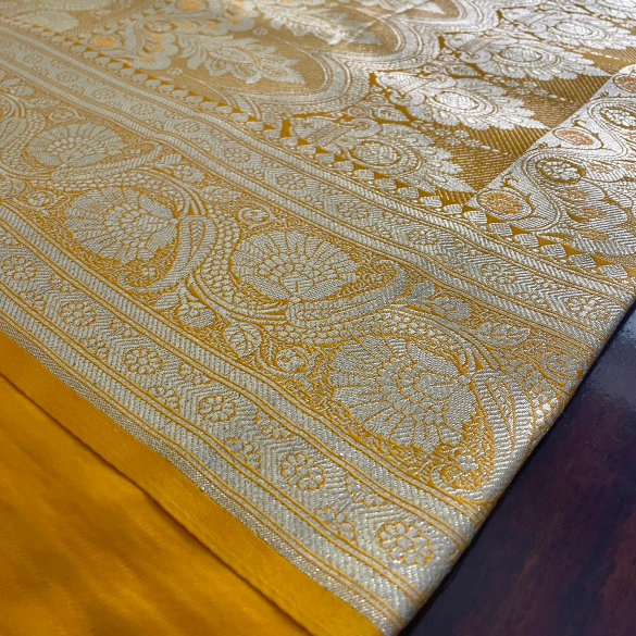 Yellow Banarasi