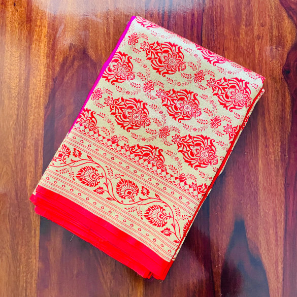 Gulabi Pure Silk Banarasi 