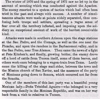Fort Grant Story from the book On the Border with Crook