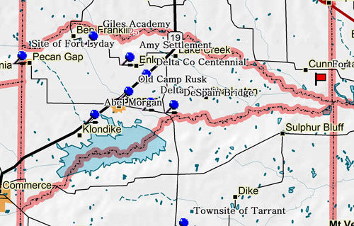Delta County Road Map 6731