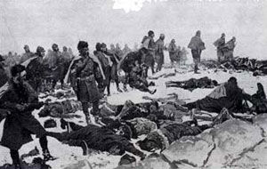 Frederic Remington's, Massacre of the Cheyennes near Fort Robinson in Nebraska, 1879 