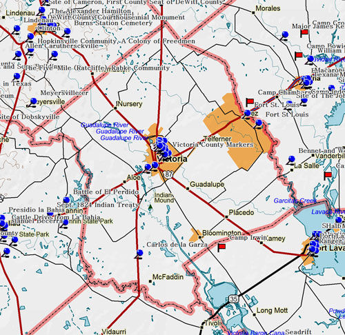 Victoria County Historical Markers - Fort Tours