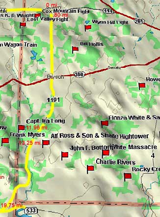 1191 South to 16 Map
