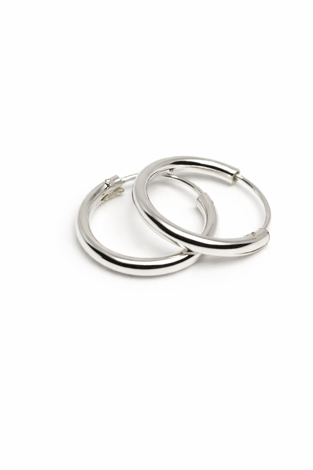 Pendientes de aro hueco