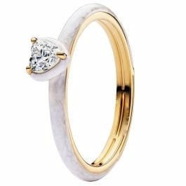 Anillo Blanco Lacado