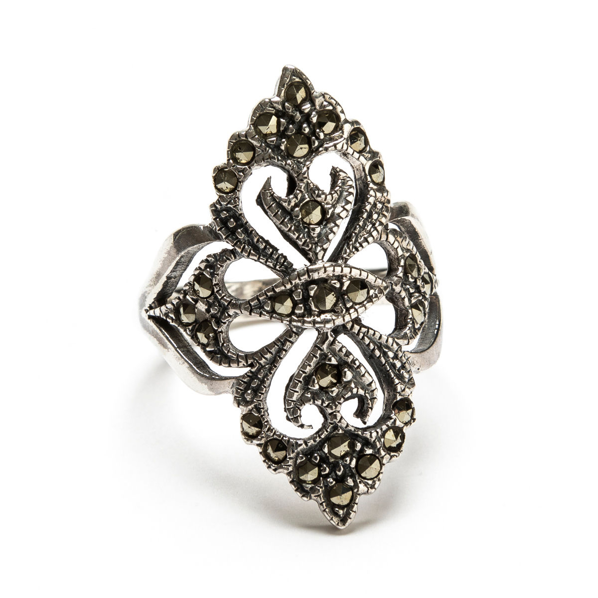 Anillo Marquesitas Flor de Lis